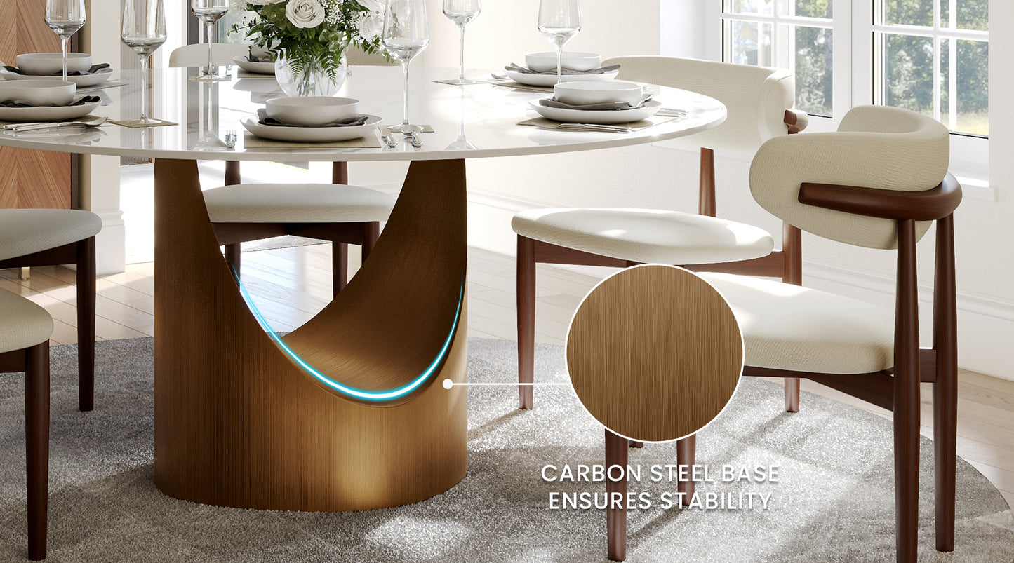 Dining Table Rawasy 8 chairs